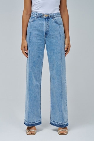 Jeans wide legs - Azzurro
