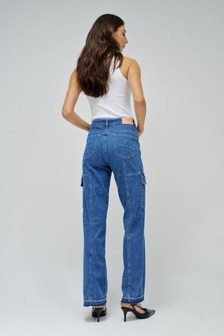 Jeans cargo - Blu