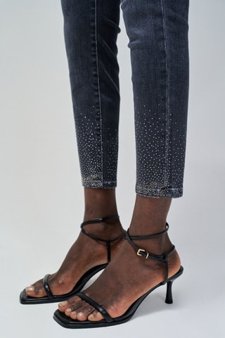 Jeans 7/8 - Grigio chiaro