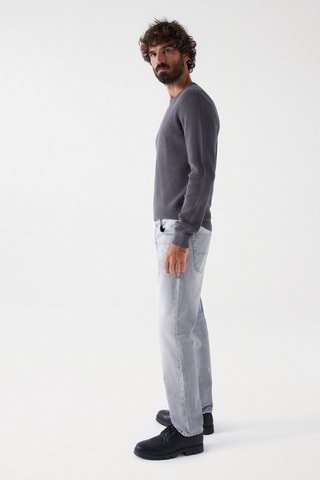 Jeans regular - Grigio