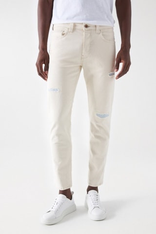 Jeans slim - Beige