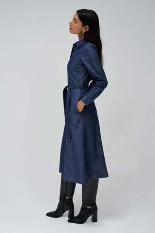 Abito a camicia - Blu scuro