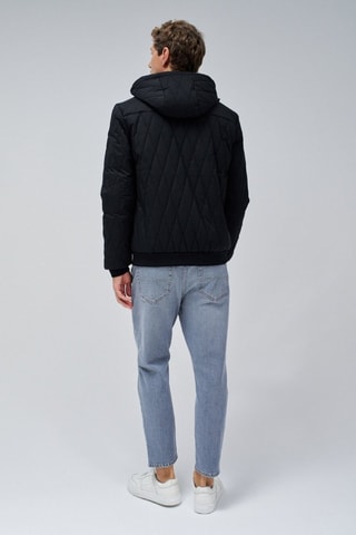 Giubotto regular - Nero