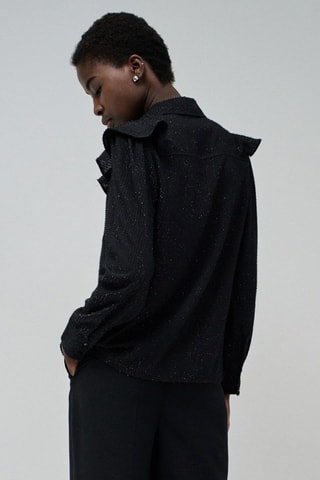 Camicia regular - Nero