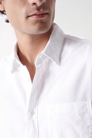 Camicia regular - Bianco