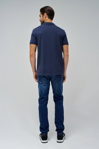 Polo regular - Blu scuro