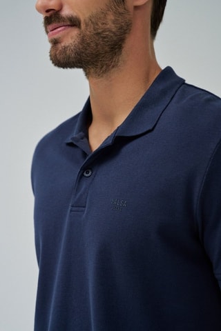 Polo regular - Blu scuro