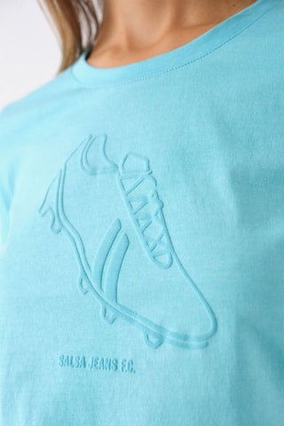 T-shirt slim - Blu chiaro