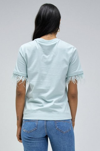 T-shirt regular - Verde-blu