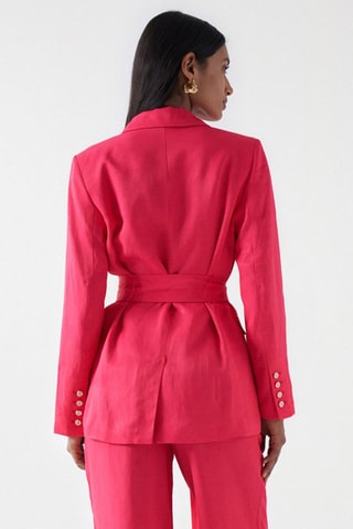 Blazer regular - Rosa