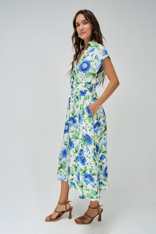 Abito a camicia - Verde