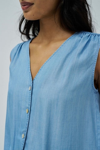 Camicia regular in jeans - Azzurro