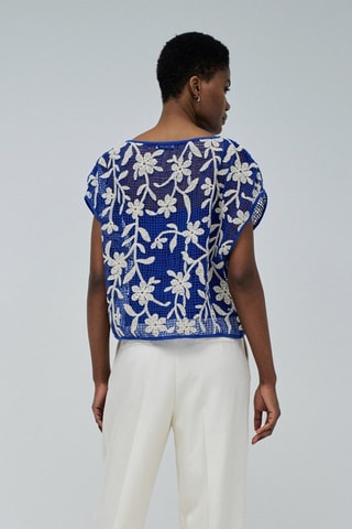 Top regular - Blu scuro