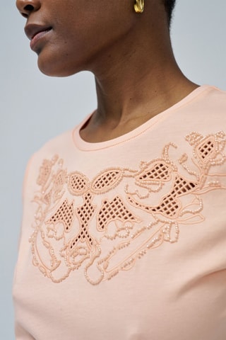 T-shirt slim - Rosa chiaro