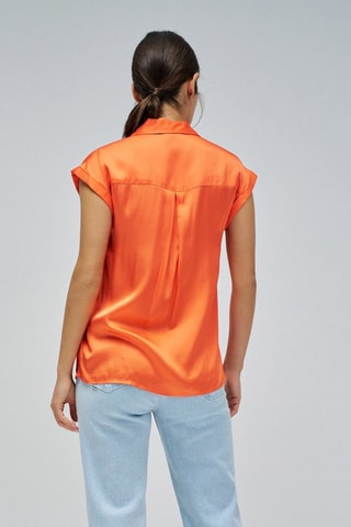 Camicia regular - Arancione