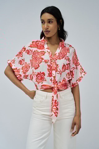 Camicia loose - Rosso