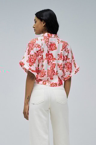 Camicia loose - Rosso