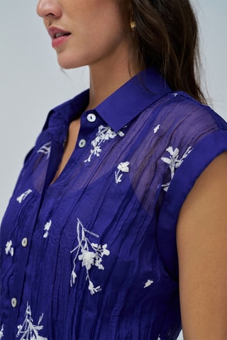 Abito a camicia - Blu scuro