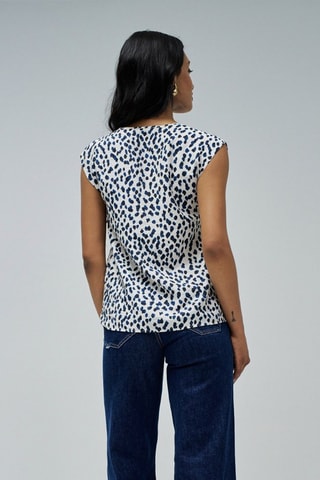 Blusa regular - Bianco