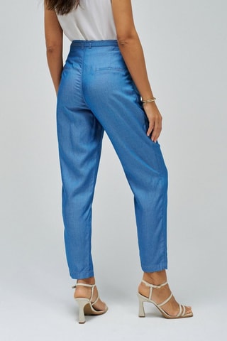 Pantaloni slim - Blu