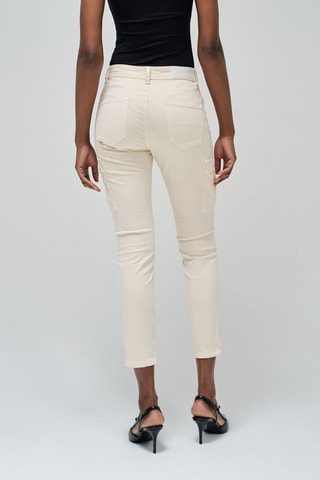 Pantaloni cargo 7/8 - Beige