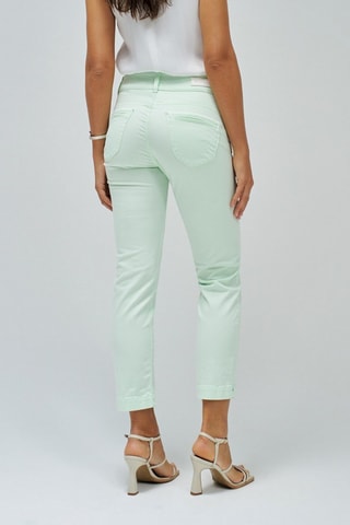 Pantaloni chino 7/8 - Verde chiaro