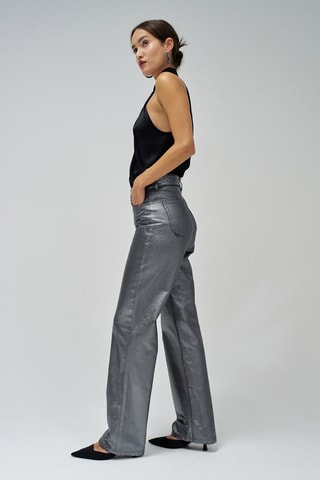 Jeans wide legs - Grigio scuro