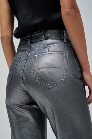 Jeans wide legs - Grigio scuro