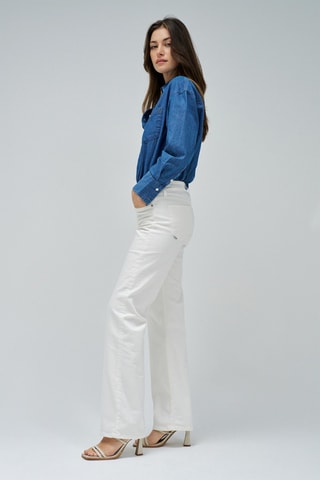 Jeans straight - Bianco