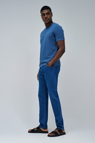 T-shirt regular - Cobalto