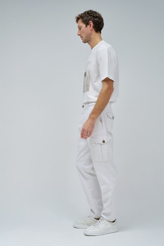 Pantaloni cargo - Bianco