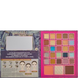 Palette 25 ombretti - 90s Glam - Occhi e viso - 42,5 g