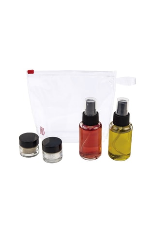 Set de voyage flacons en verre - 
 4 pièces