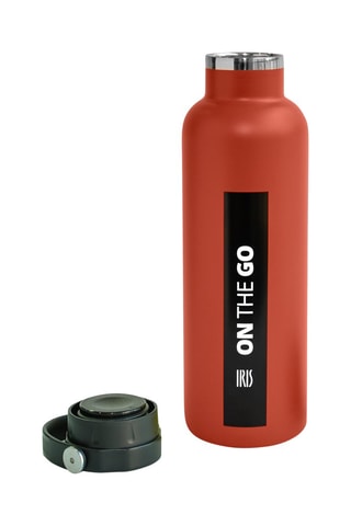 Roestvrijstalen Thermosfles On the Go - 75 cl - Rood