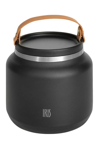 Lunch box en acier inoxydable - 70 cl - Noir