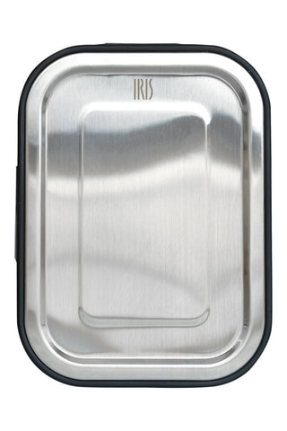 Boîte en verre borosilicate avec couvercle en acier inoxydable sans BPA - 64 cl