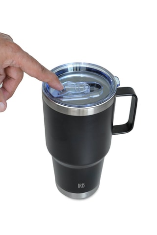 Roestvrijstalen Thermosmok - 85 cl - Zwart