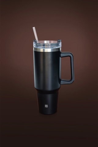 Roestvrijstalen Thermosmok - 120 cl - Zwart