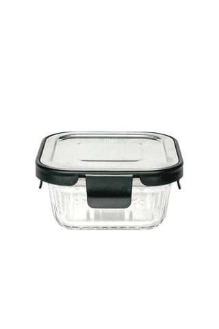 Boîte en verre borosilicate avec couvercle en acier inoxydable sans BPA - 32 cl