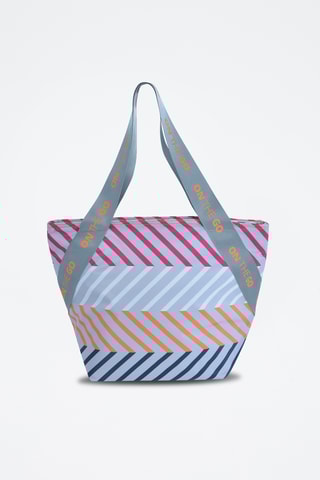 Sac à lunch isotherme - Fuchsia et gris