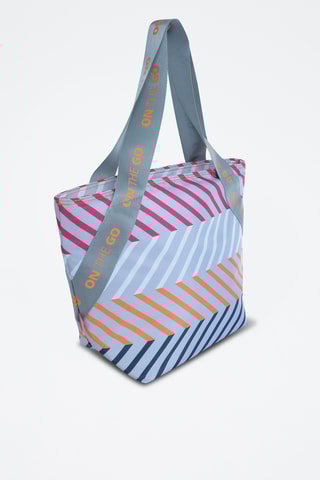 Sac à lunch isotherme - Fuchsia et gris