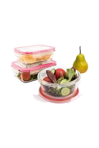 Boîte de conservation en verre borosilicate sans BPA - 57 cl