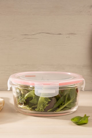 Boîte de conservation en verre borosilicate sans BPA - 84 cl