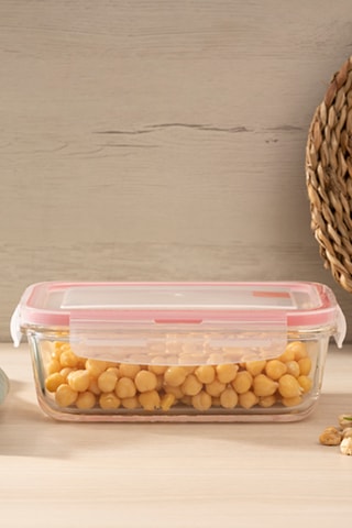 Boîte de conservation en verre borosilicate sans BPA - 84 cl