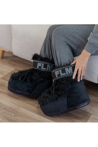 Pantoffels - Zwart - Zwart