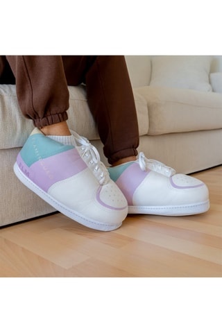 Pantoffels - Geel en Wit - Wit en geel