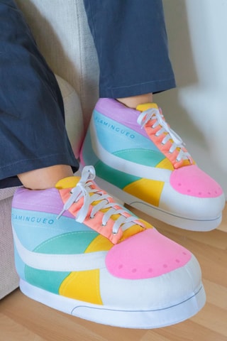 Pantoffels - Wit en Oranje - Wit en oranje