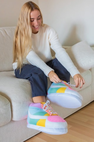 Pantoffels - Wit en Oranje - Wit en oranje