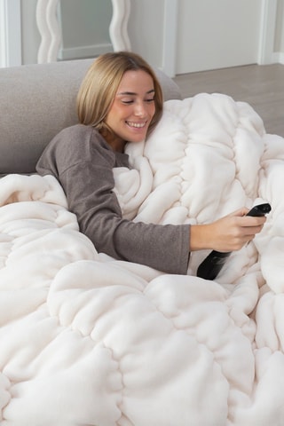 Deken - Beige - 145 x 165 cm - Beige