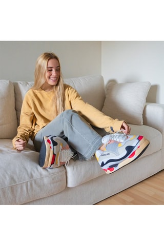 Pantoffels - Geel en Wit - Geel en wit